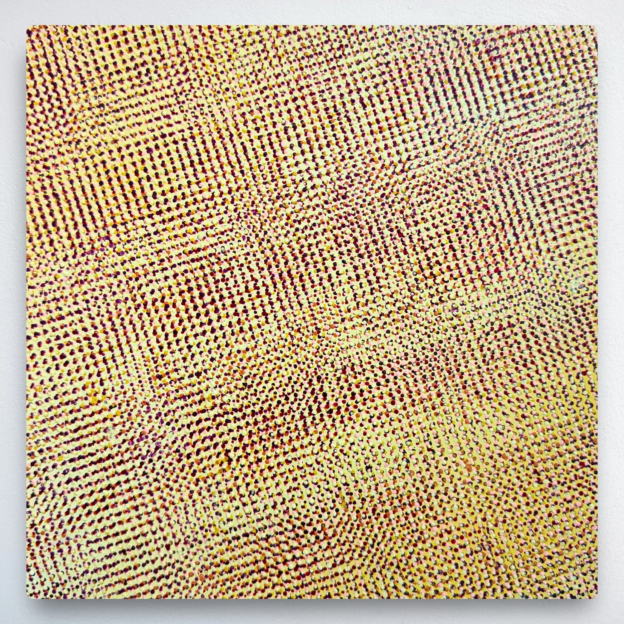 “Shifted Horizon"   Acrylic on panel   12 x 12 x 1"