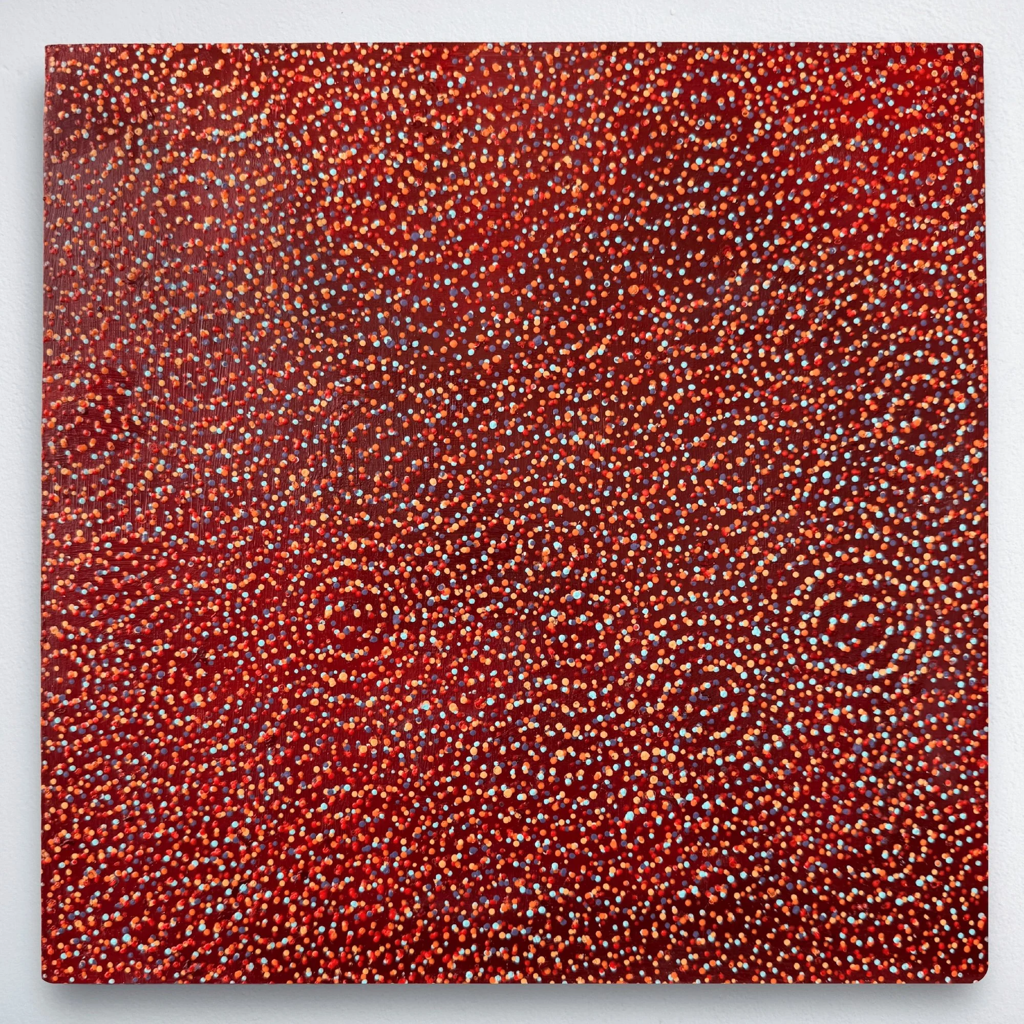 “Propagation"   Acrylic on plywood   12 x 12 x .5"