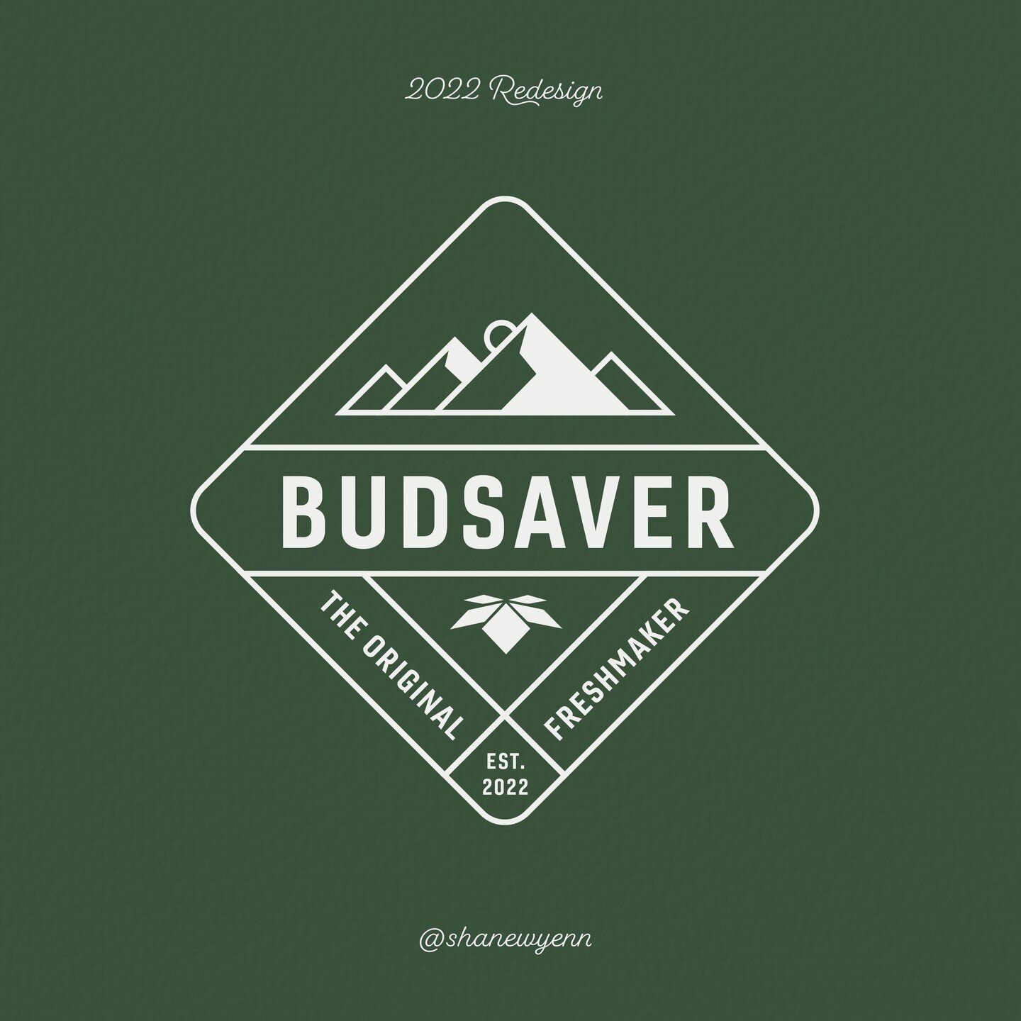 I've been thinking a lot about how I've grown as a designer so I decided to take another stab at a logo I did in 2019. I really like the composition and I think the concept still holds up, but if I were to do it all over again I would start with some