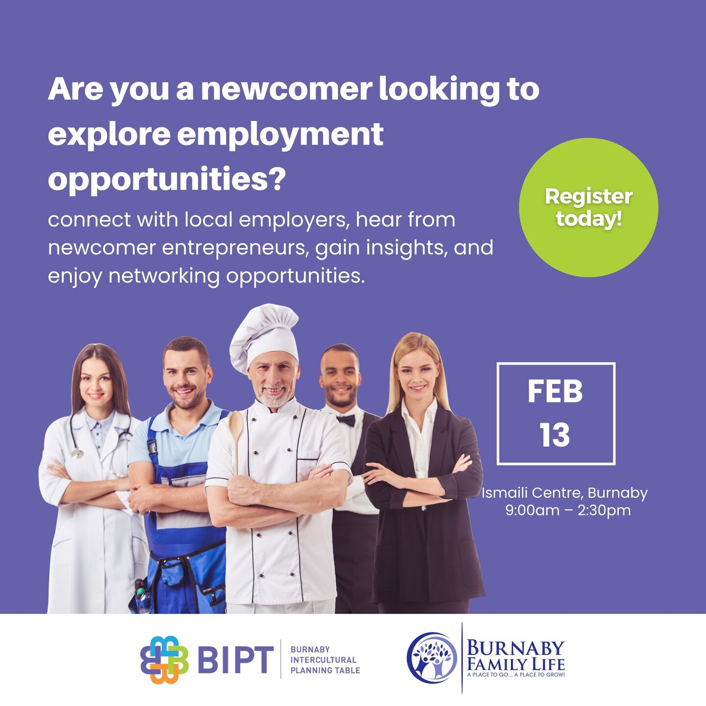 Ready to embrace your career journey in Canada?
🌟 Join us on February 13th for the Newcomer Pathways to Employment &amp; Self-Employment Conference! 🌟

Discover inspiring stories from successful newcomer professionals and entrepreneurs who have ove