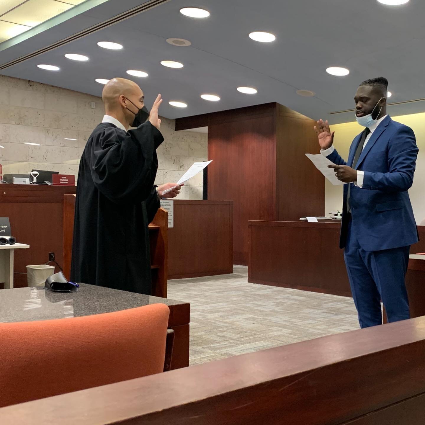 Today my best friend, my partner, my husband was sworn in as Jackson Dales Lubin, Esq. and I am so proud. Jackson is the most resilient man I know and he never stops. His determination is what drives him. His perseverance is what keeps him. And his c