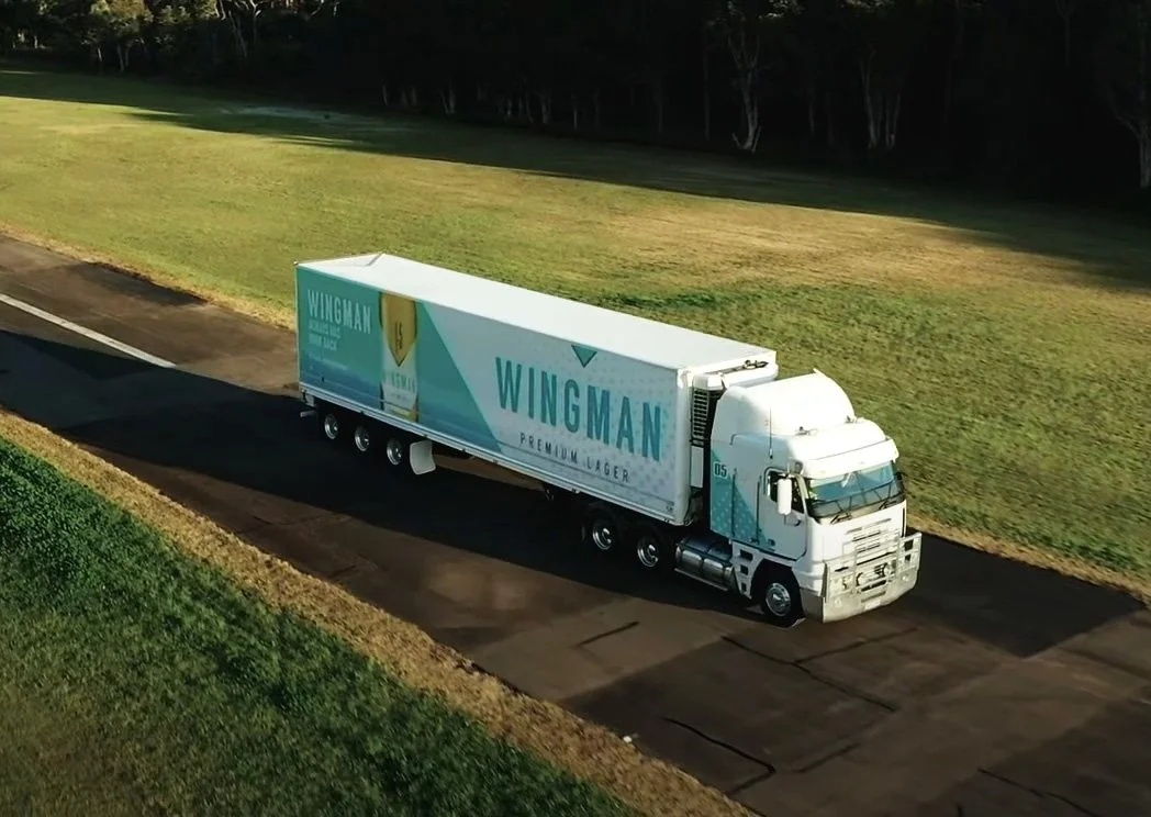 Matt Hall and Wingman Beer