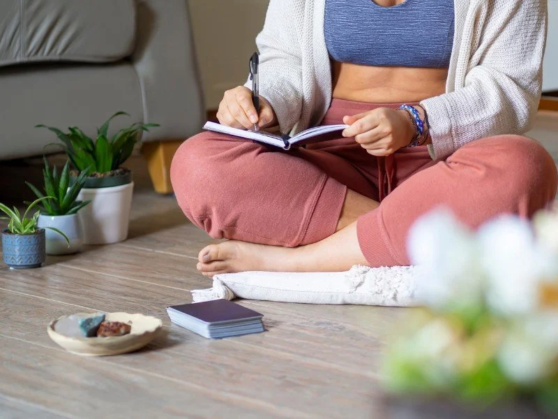 Journaling for mindfulness and reflection.
