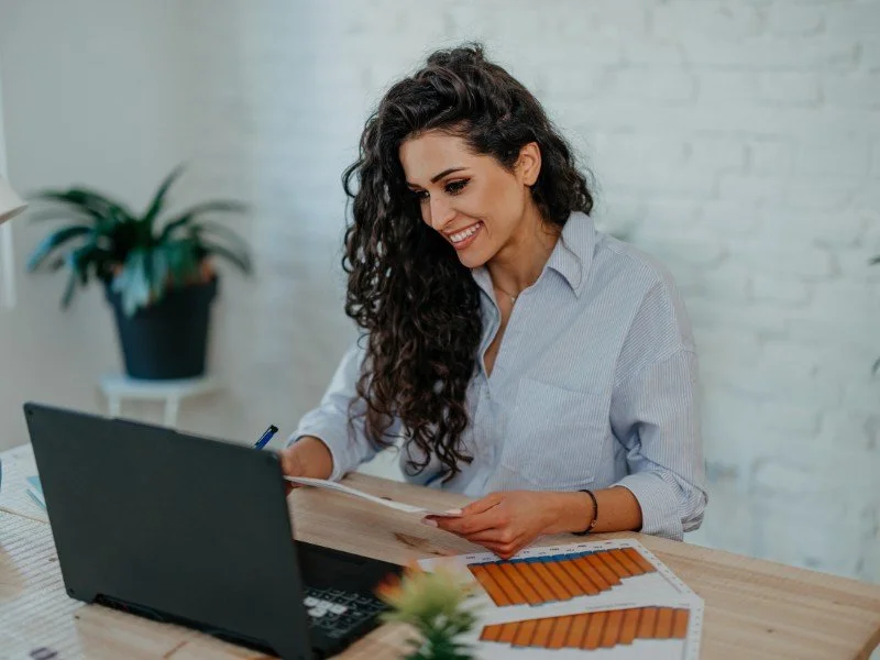 Focused work, creating professional progress.