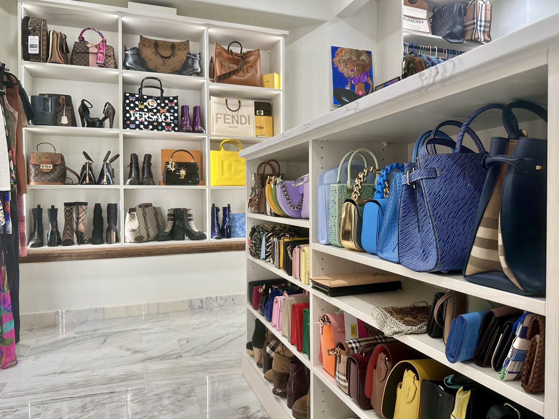 purse and accessories organization inspiration the uncluttered life dfw