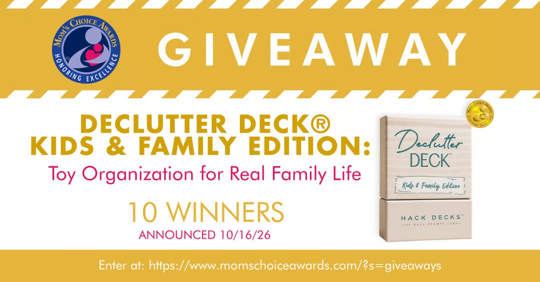 Giveaway: Declutter Deck® Kids & Family Edition
