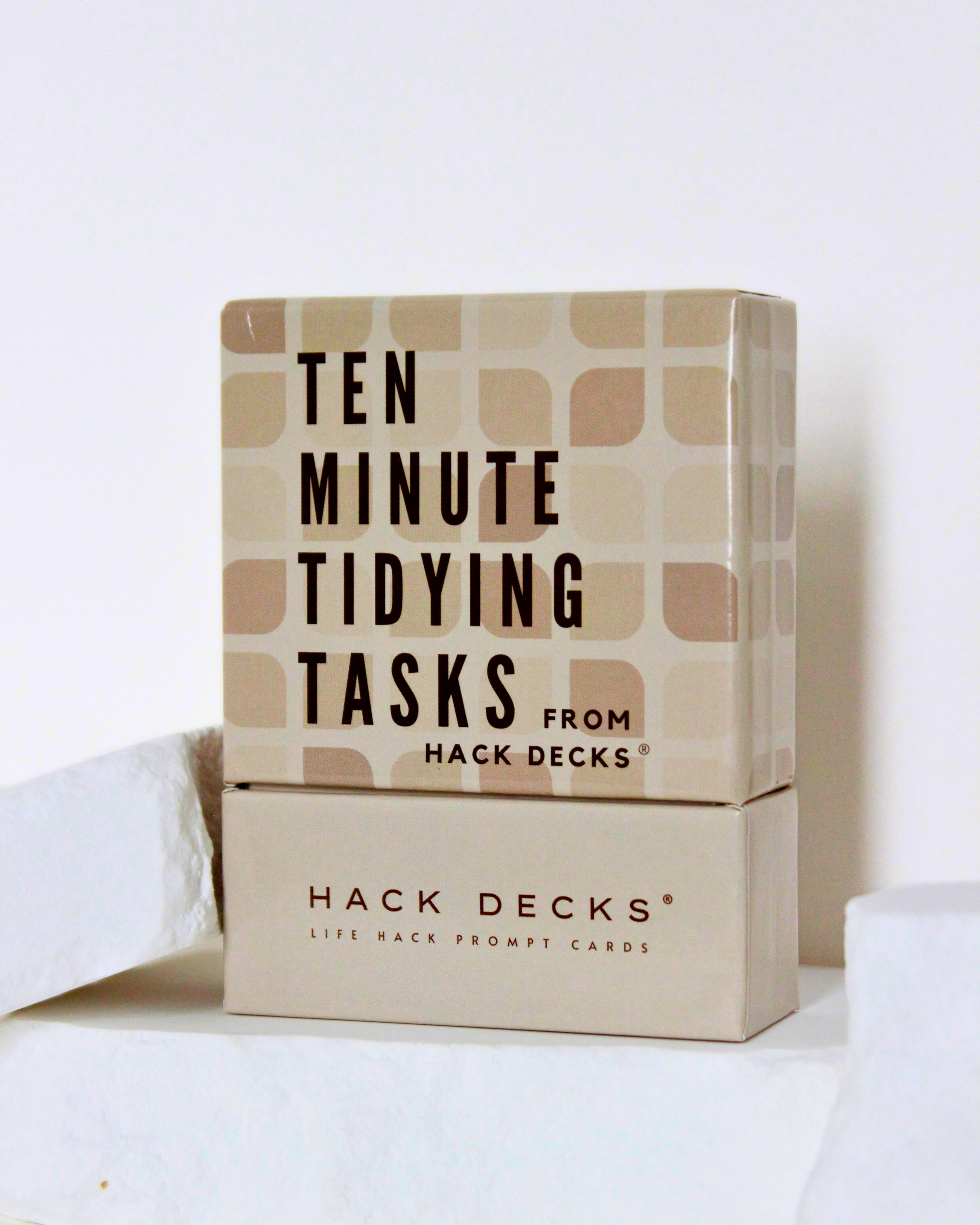 Ten Minute Tidying Tasks® from Hack Decks®
