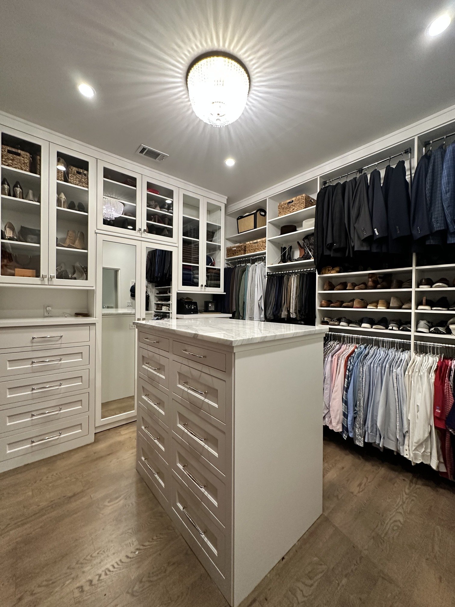 the uncluttered life for high end closet organization
