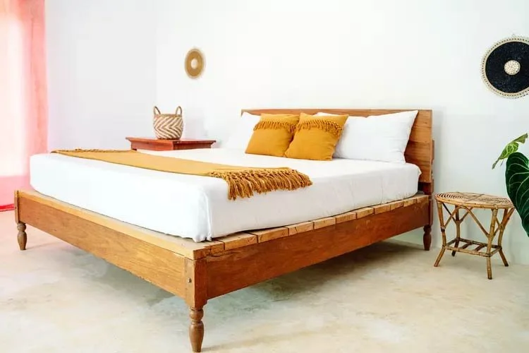 decluttered bedroom organized stuff