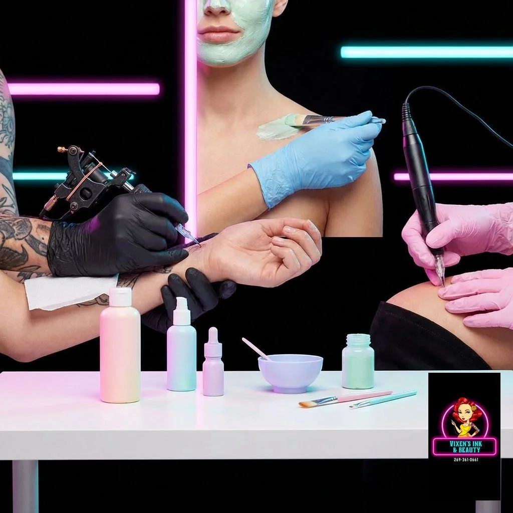 All your self-care in one place? Yes, please! At Vixen&rsquo;s, you can book your tattoo, brow PMU, and a dreamy spa session all under one roof. No hopping around, no stress: just good vibes, amazing art, and total convenience. 🌸✨

Why juggle appoin