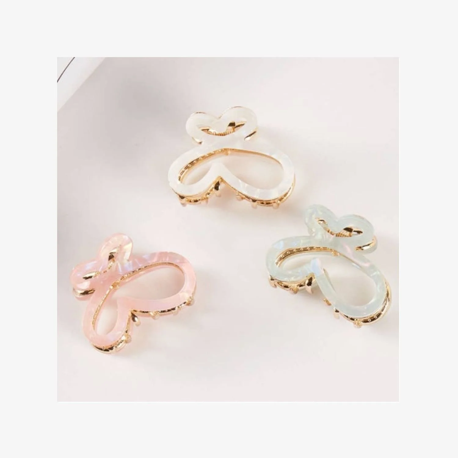 Butterfly Shape Claw Hair Clip Set