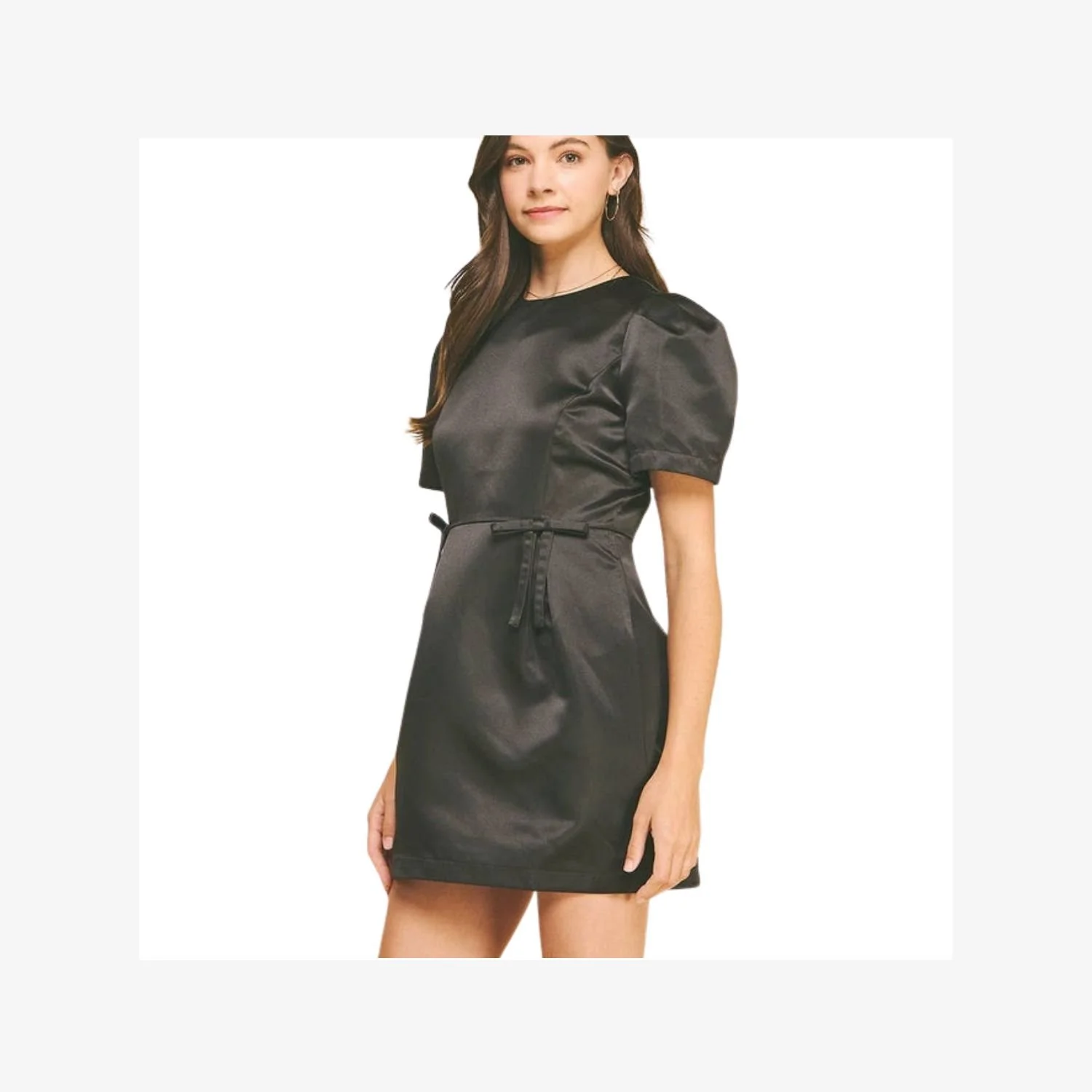 Ribbon Detail Mini Dress