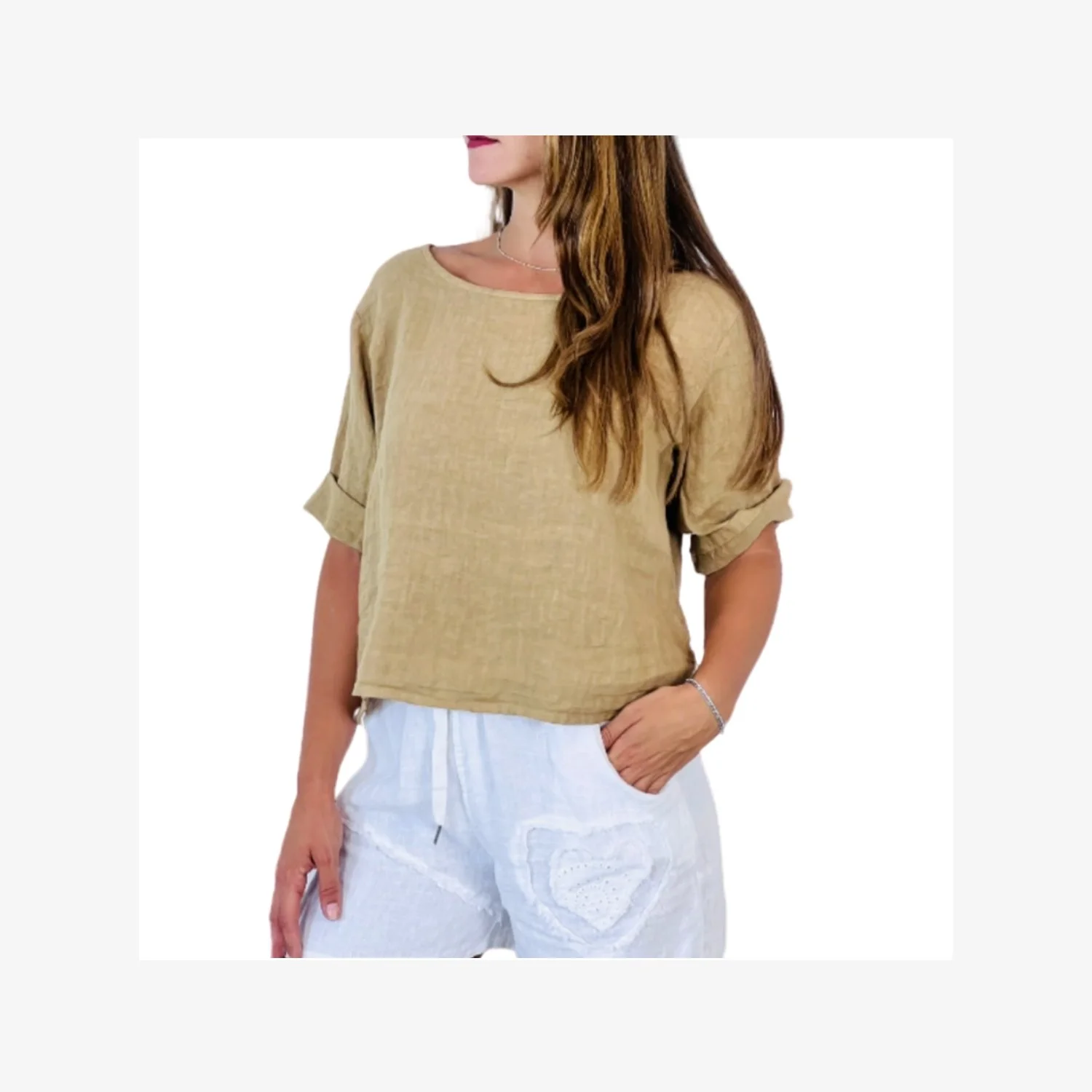 Italian Linen Blouse