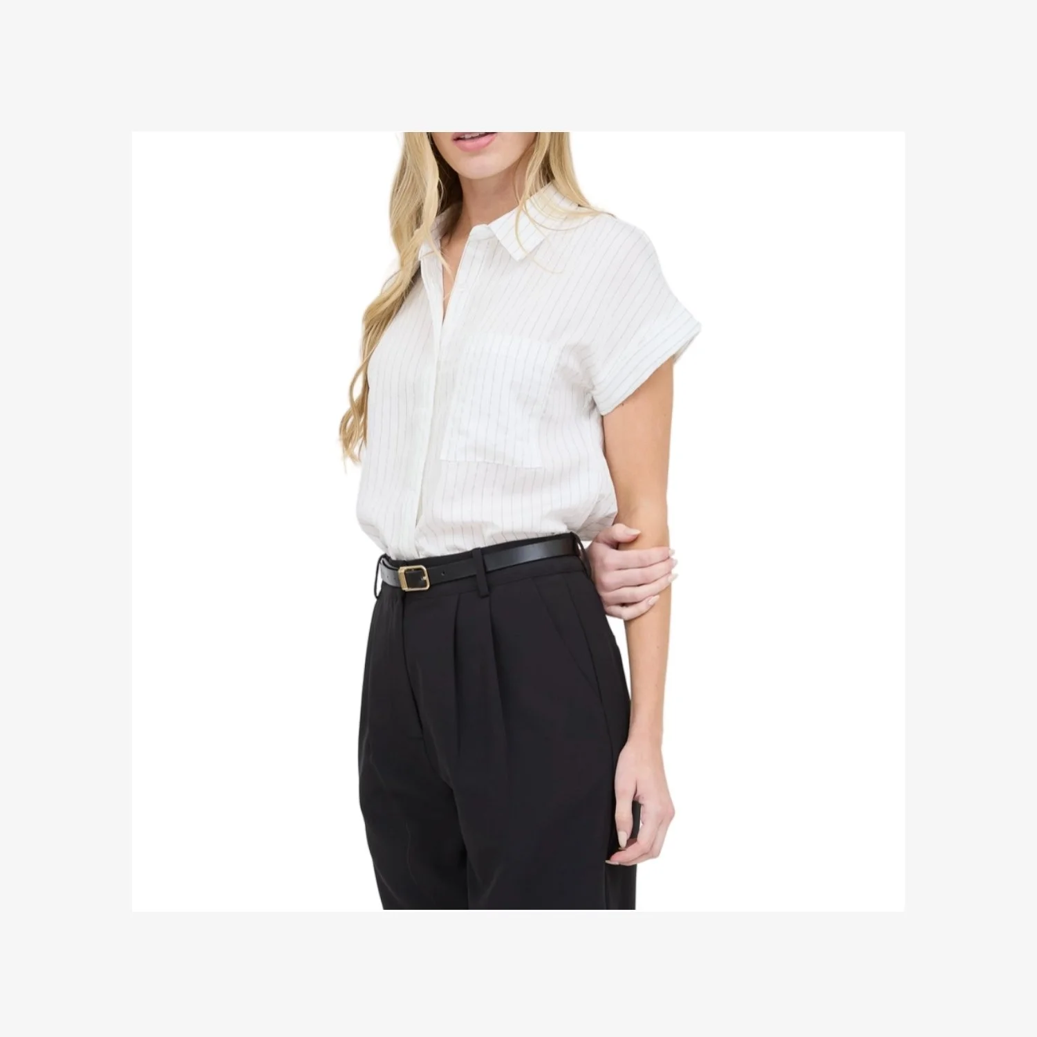 Pinstripe Utility Shirt