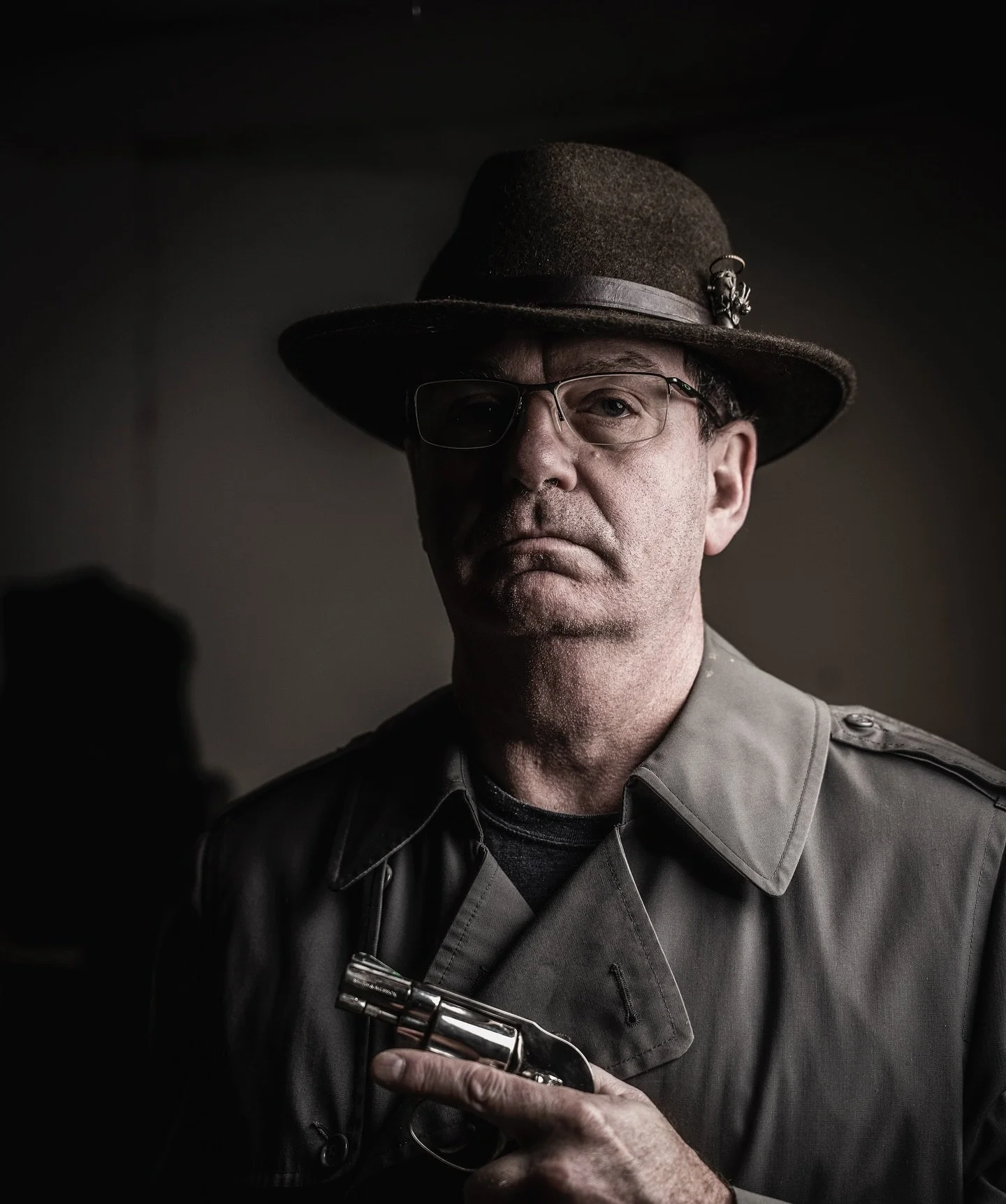Beat it toots, these streets ain&rsquo;t what they use to be. 
.
My old man is writing an article for Snub Noir. These are a couple of the photos I did for it. Bringing back the 1930s street detective look without your consent. 
.
#snubnose #revolver