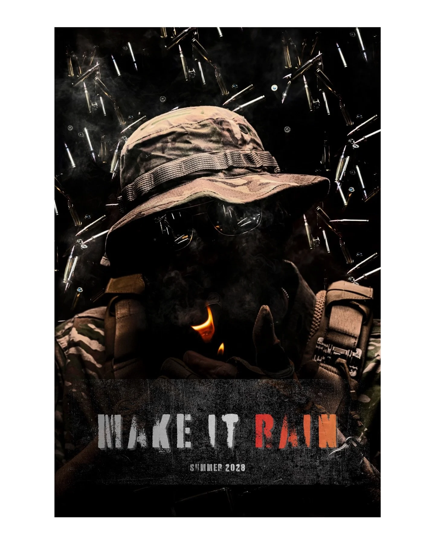 Another addition to an ongoing series of making mockup video game and movie posters. Inspired by @callofduty visuals (when they were good) and the old game Black from the PS2/Xbox era. 
.
No AI was used in the making of this image. 🙅&zwj;♂️🚫 Everyt