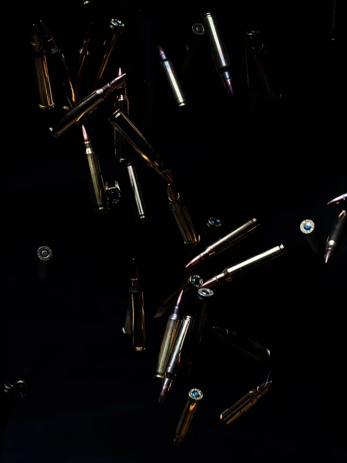 This is the photo I used as an overlay for the previous game cover art mockup. It was simple in concept, but took a few tries to captures a good distribution of rounds and proper lighting that would allow me to use it as an overlay. I needed the back