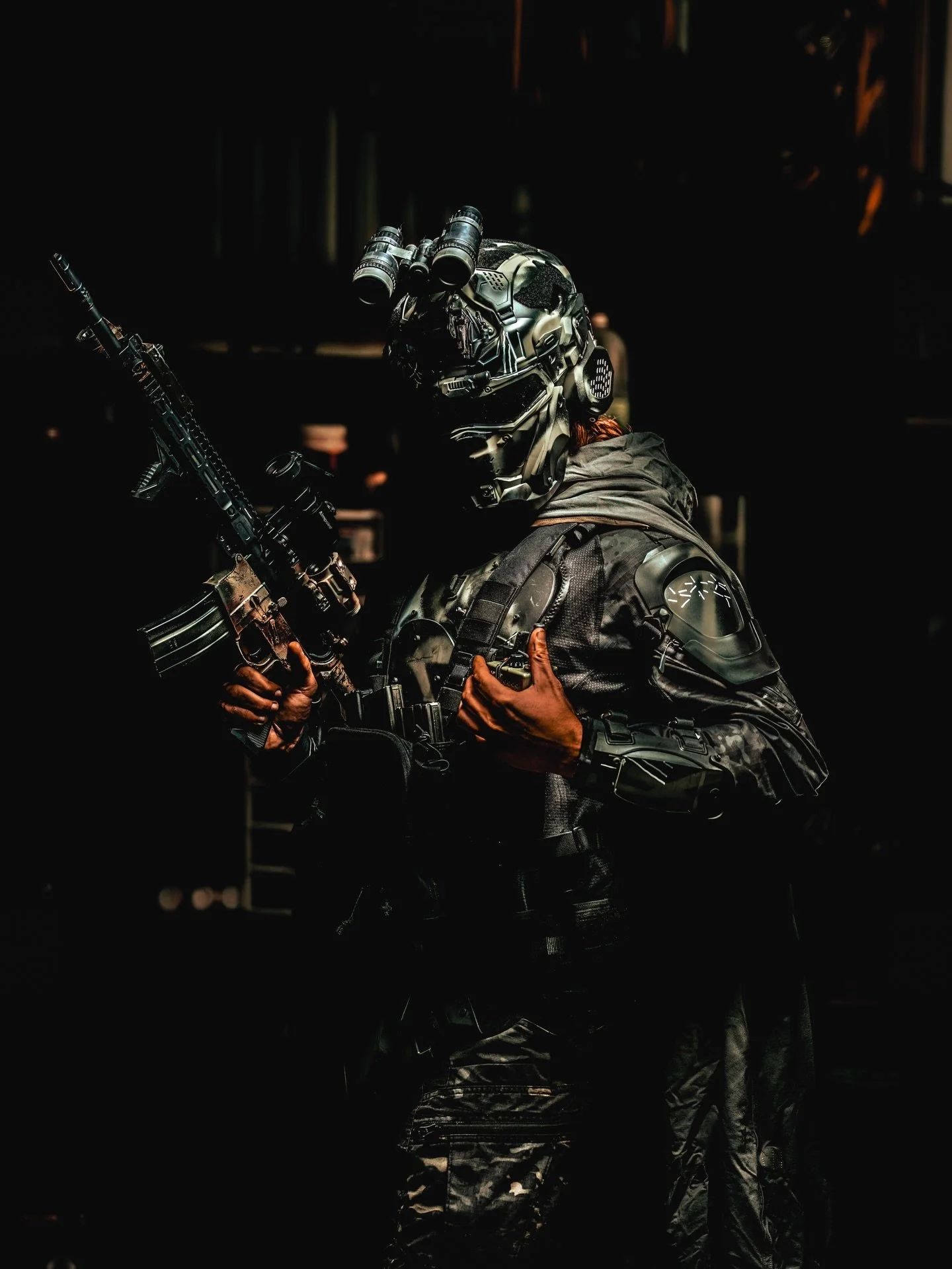 Cloaks never should have gone out of style. I&rsquo;m helping @thetacticloak bring them back. 
.
@midwestindustries rail
@aimpointusa PRO
@surefire_llc muzzle device
@acetacgear chest rig
@helldivers2_official 
.
#gametrailers #cinematicvisuals #film