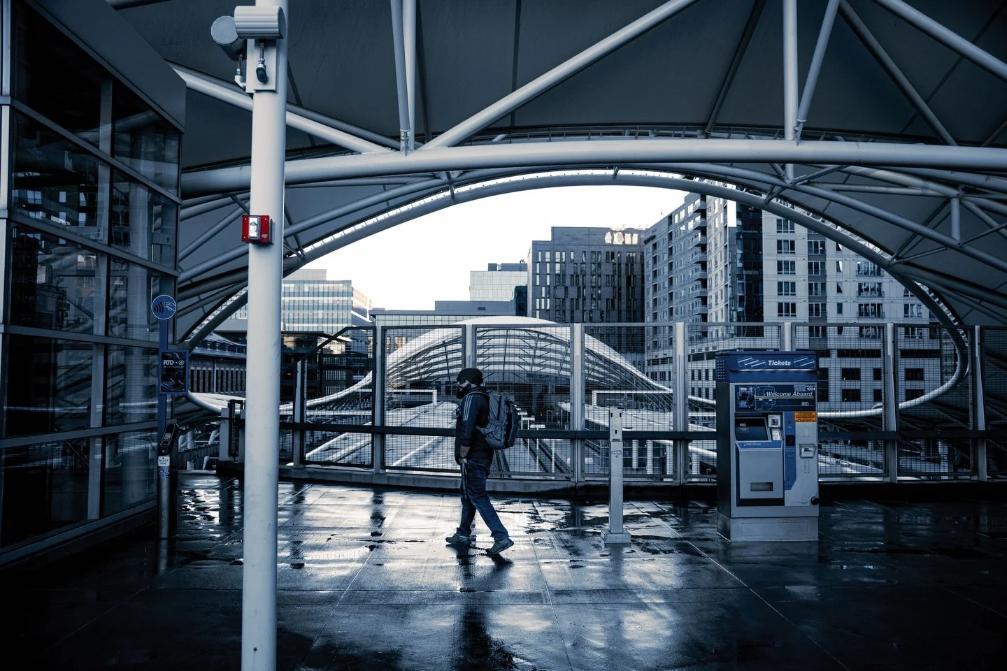 The future is monochrome. 
.
@attackpakhq sentinel pack
.
#cityscape #futuristic #monochrome