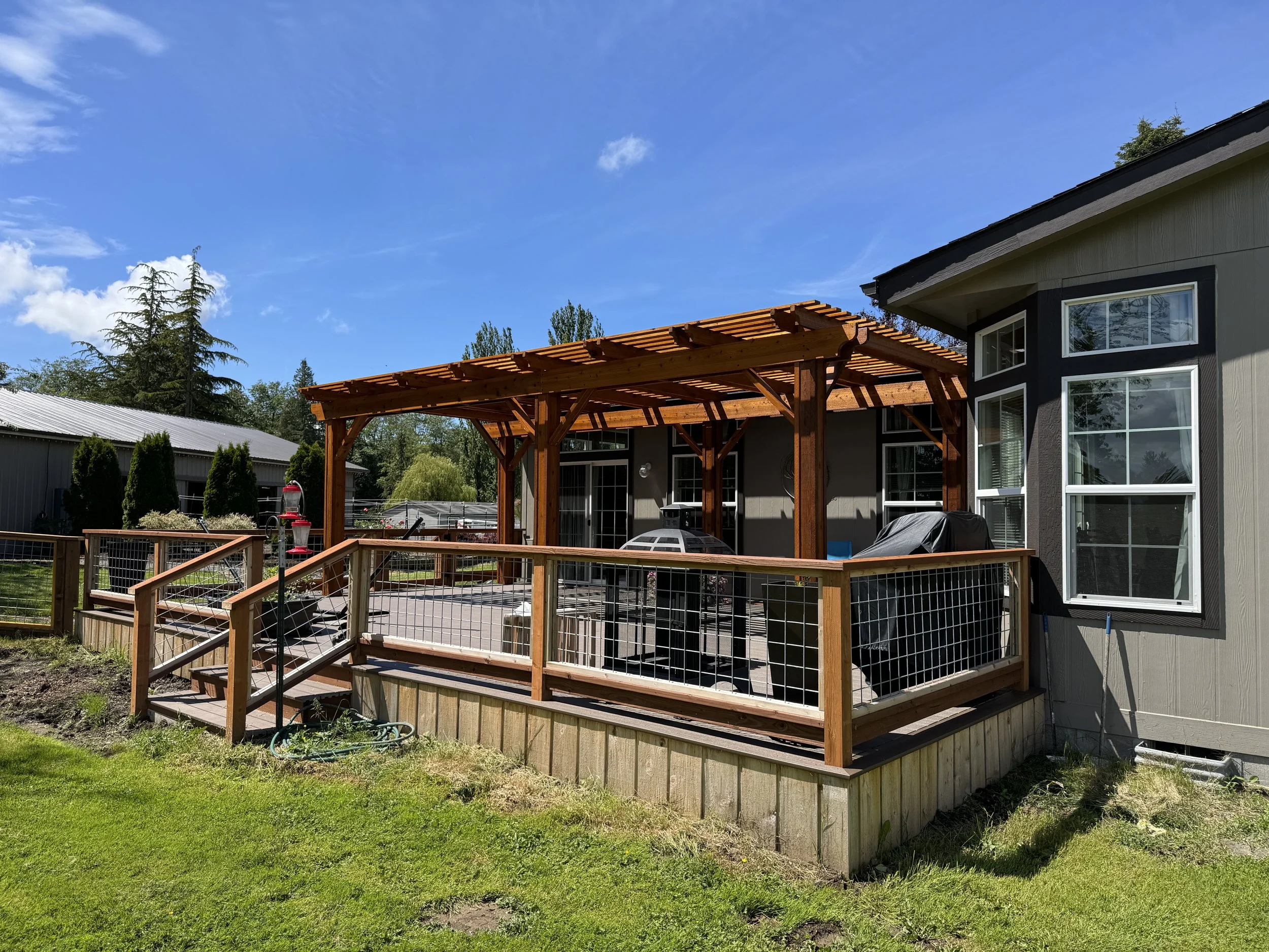 Cedar Pergola