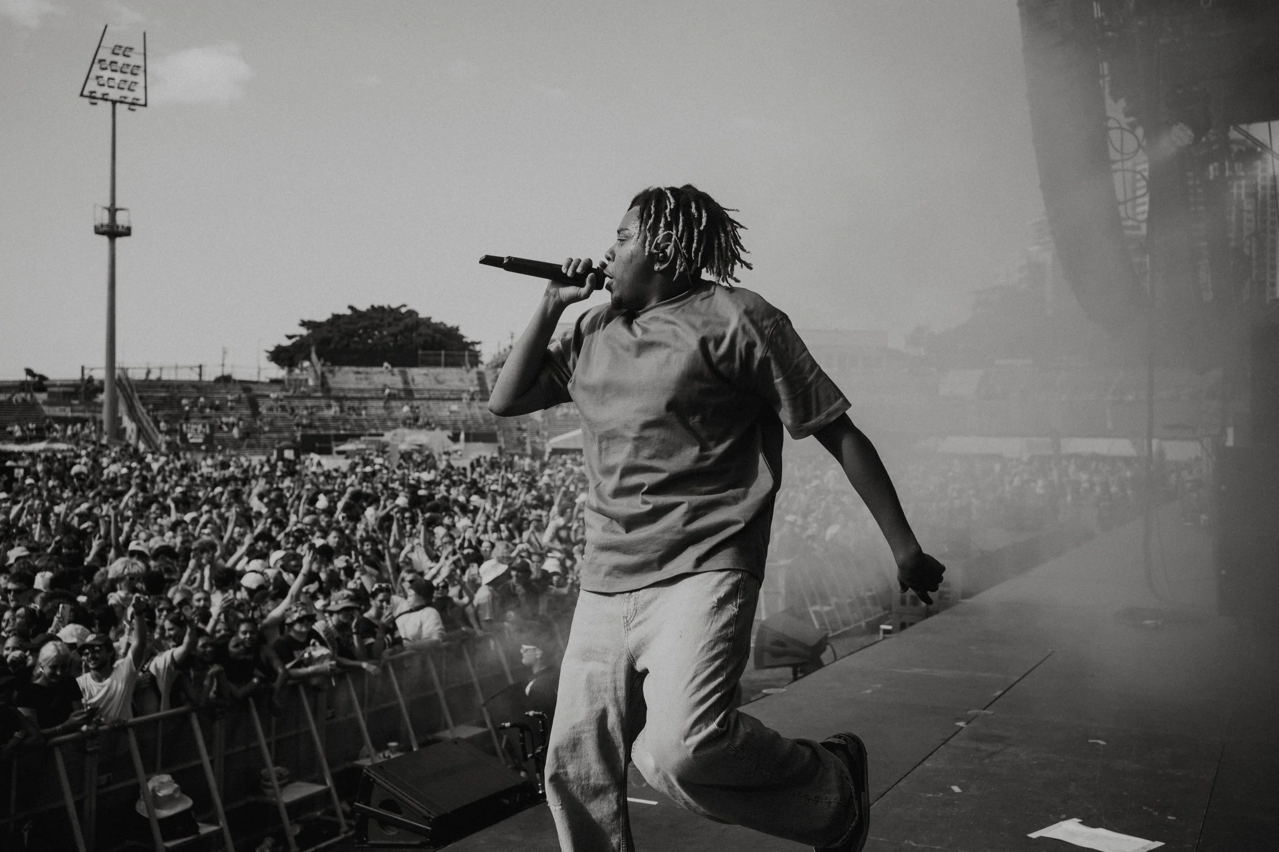 Cordae Laneway 2024 black and white 