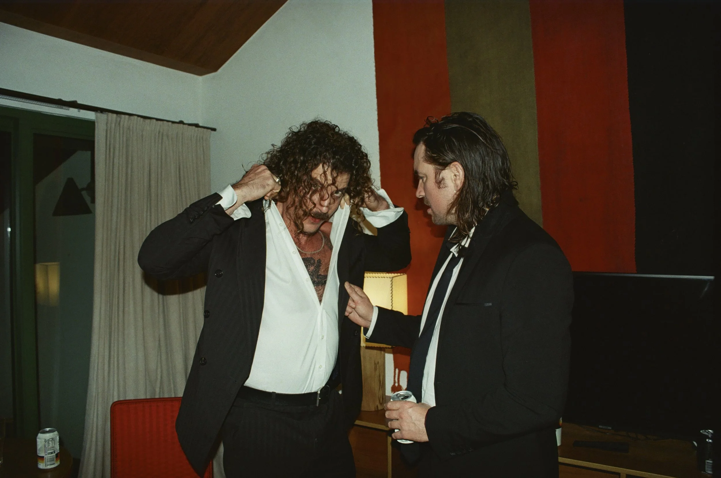 Peking Duk 35mm film press shots backstage 