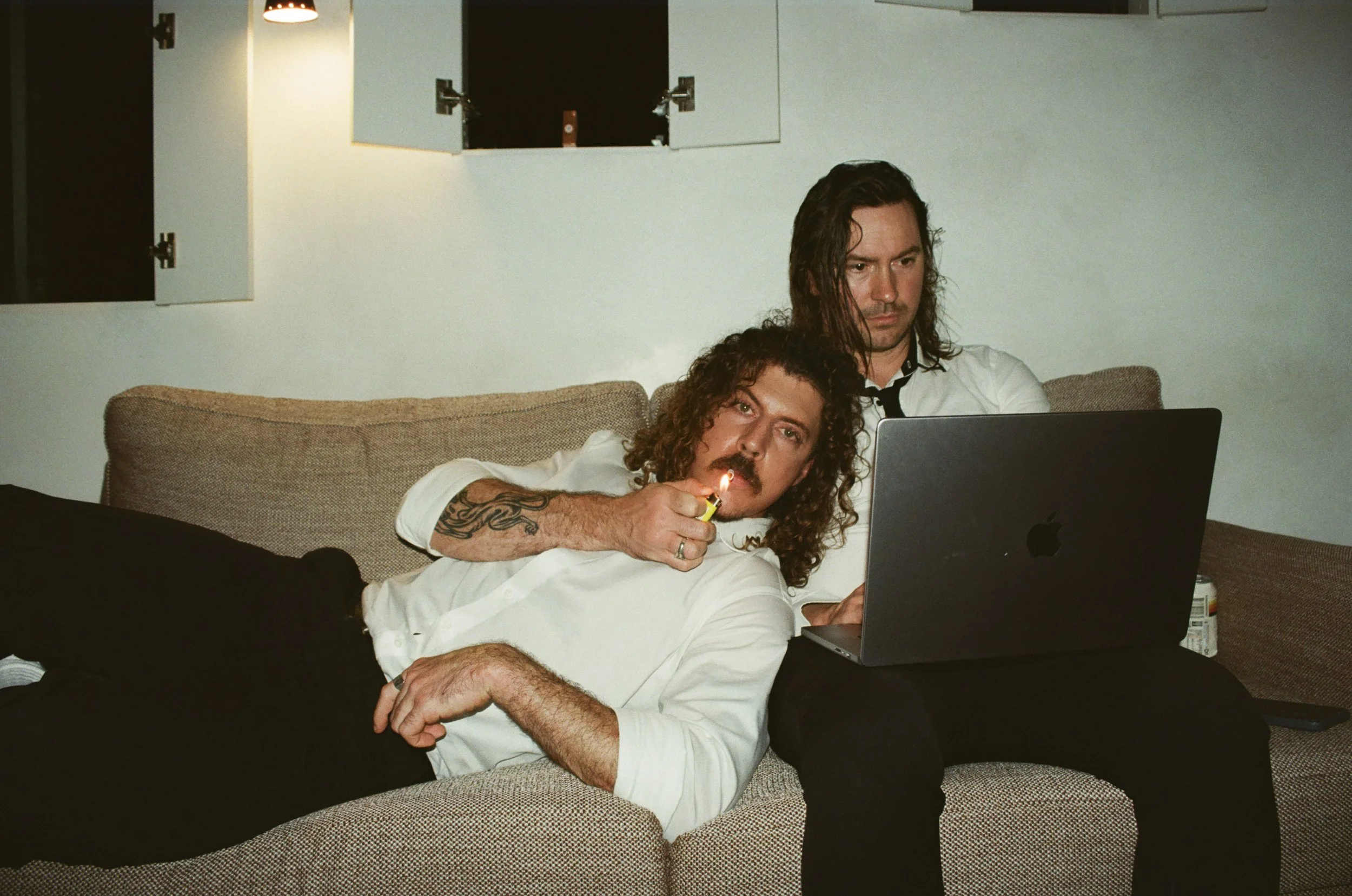 Peking Duk 35mm film press shots backstage 