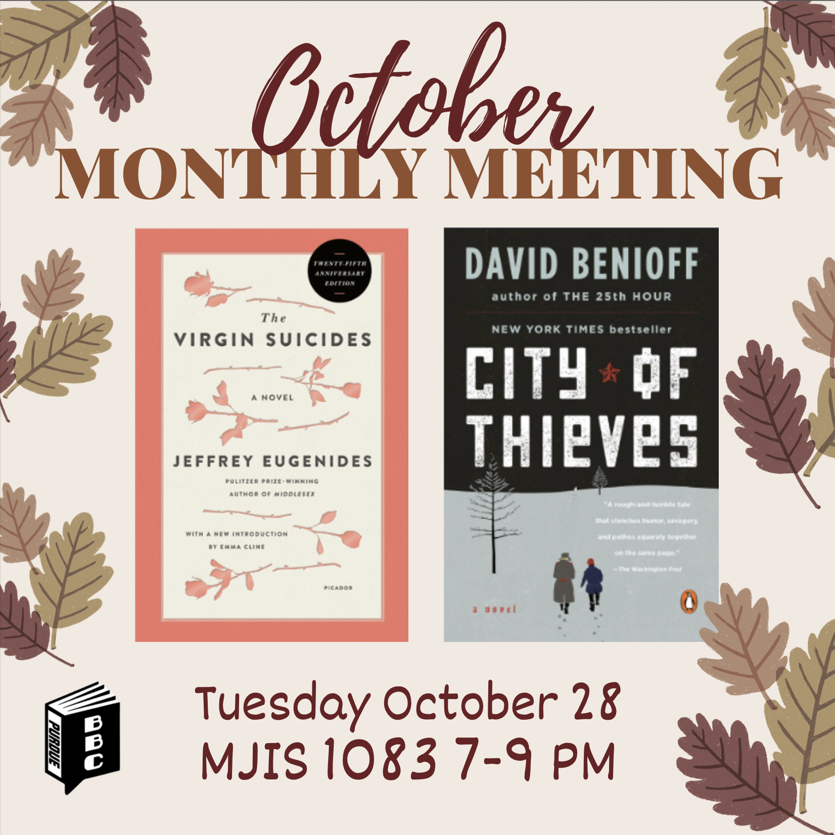 October Monthly Meeting 