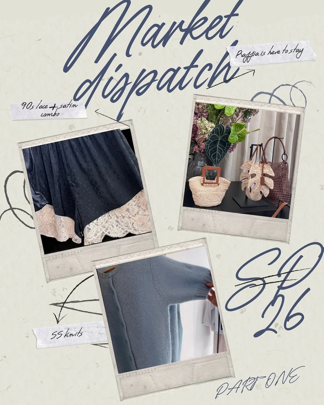 Hot off the press :: Part one of our NYC Sp&rsquo;26 Market dispatch. 
We&rsquo;re halfway thru market with ~80 brands seen so far, both with clients and on our own..
As always, we&rsquo;re finding so many through lines of trends - color, end use, fa