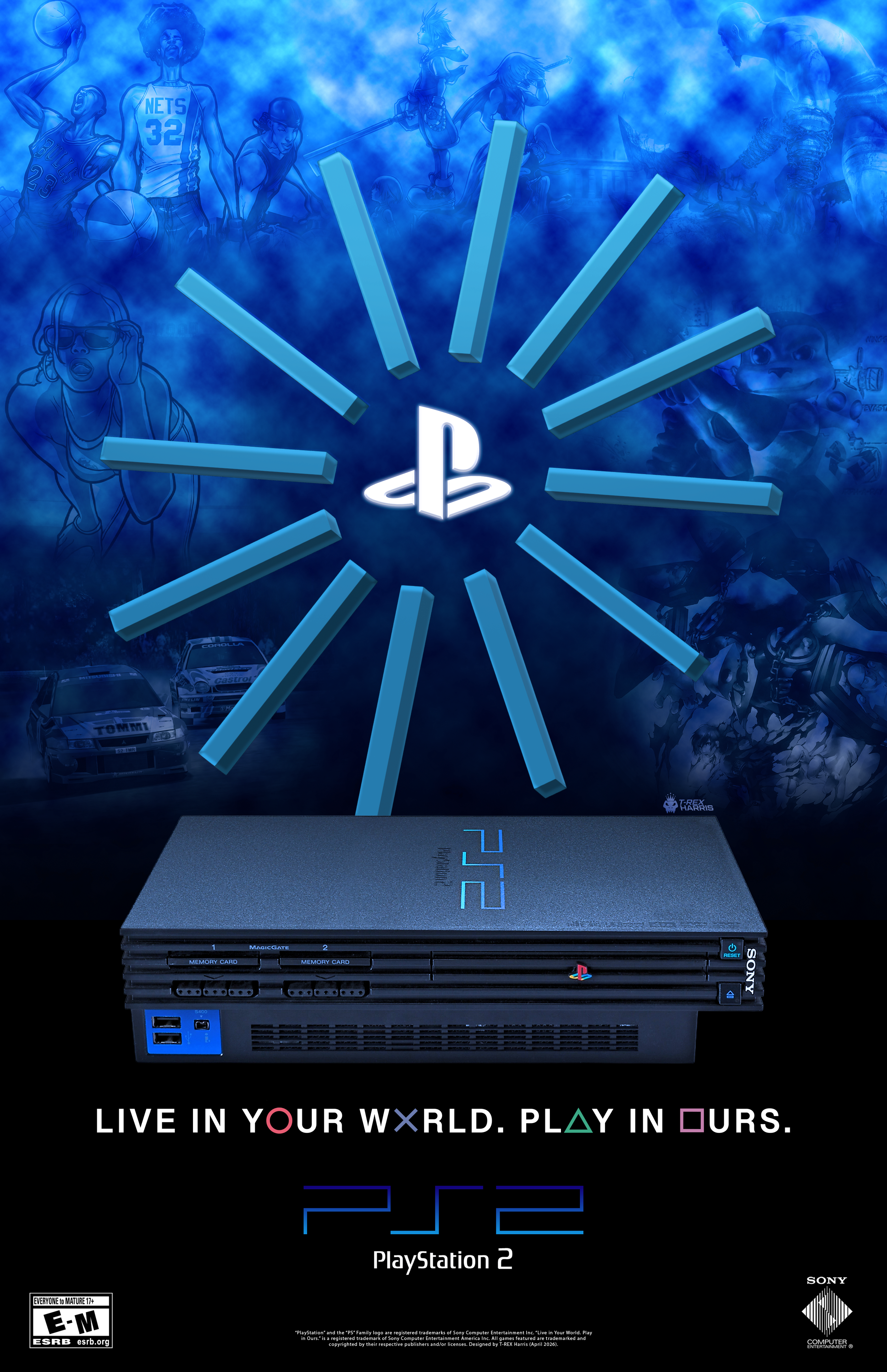 PlayStation 2 | "Live in Your World. Play in Ours." Magazine Ad