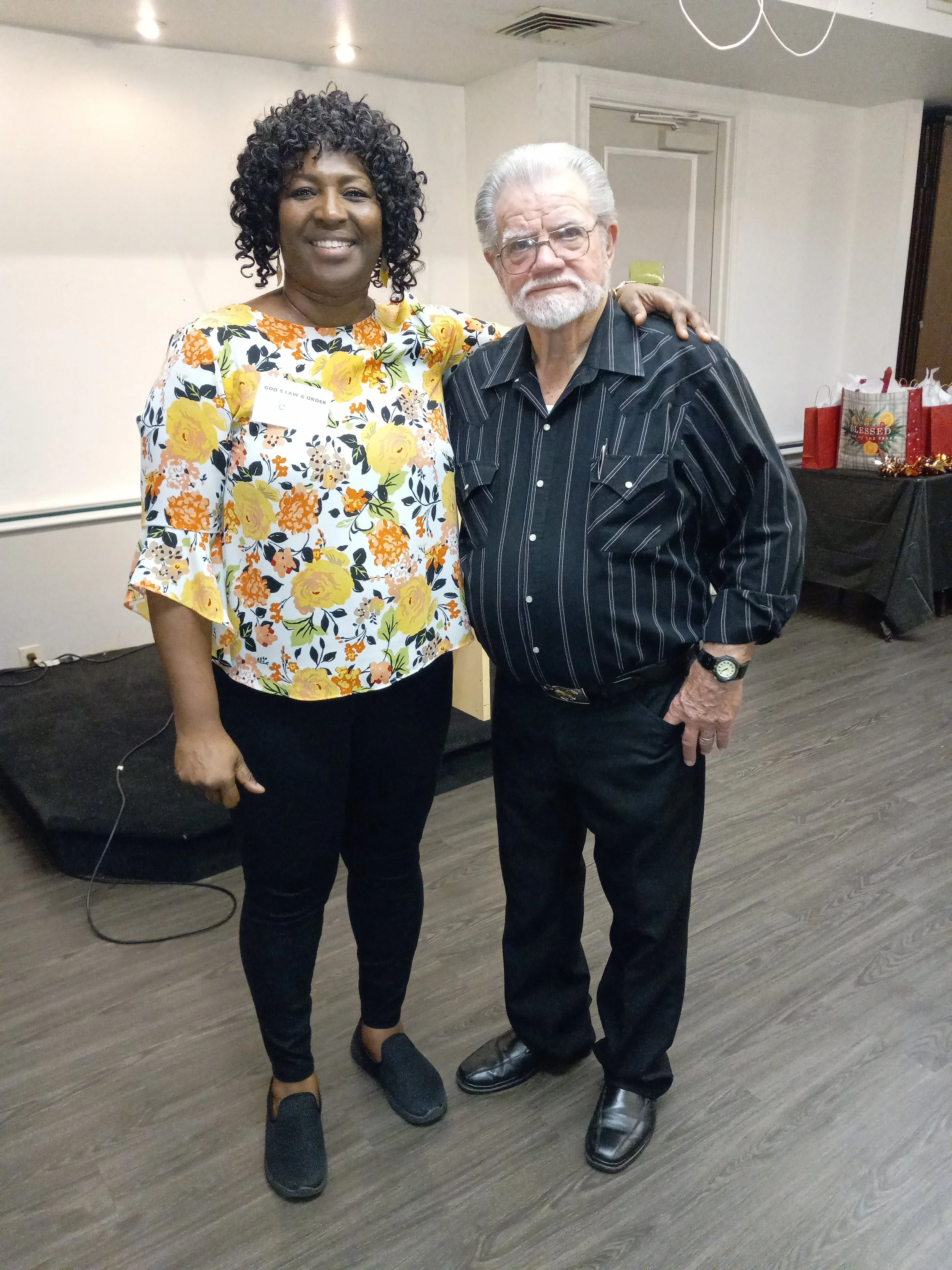 Minister Felicia with Prophet Ira Milligan - Guest Speaker at our 3rd Annual Event on 12/10/22