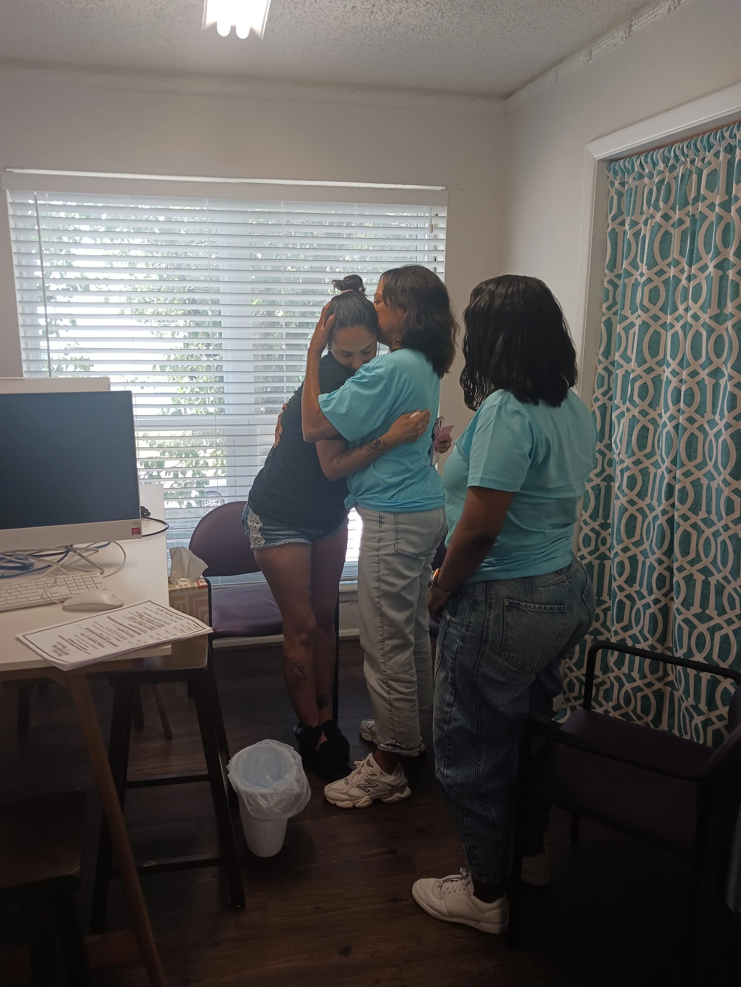 Women Empowering Women during Prayer Ministry
