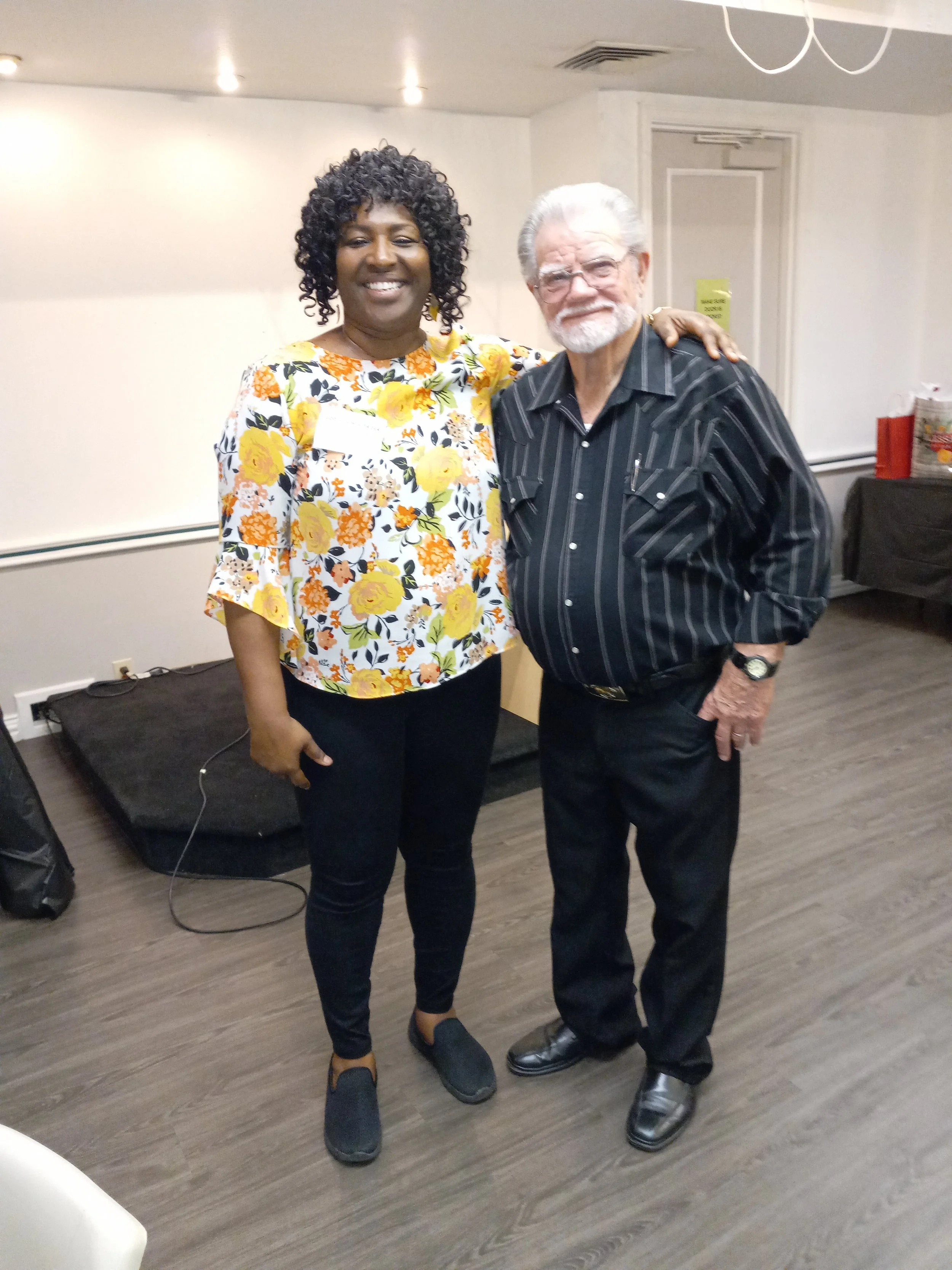 Minster Felicia with Prophet Ira Milligan - Guest Speaker at our 3rd Annual Event on 12/10/22