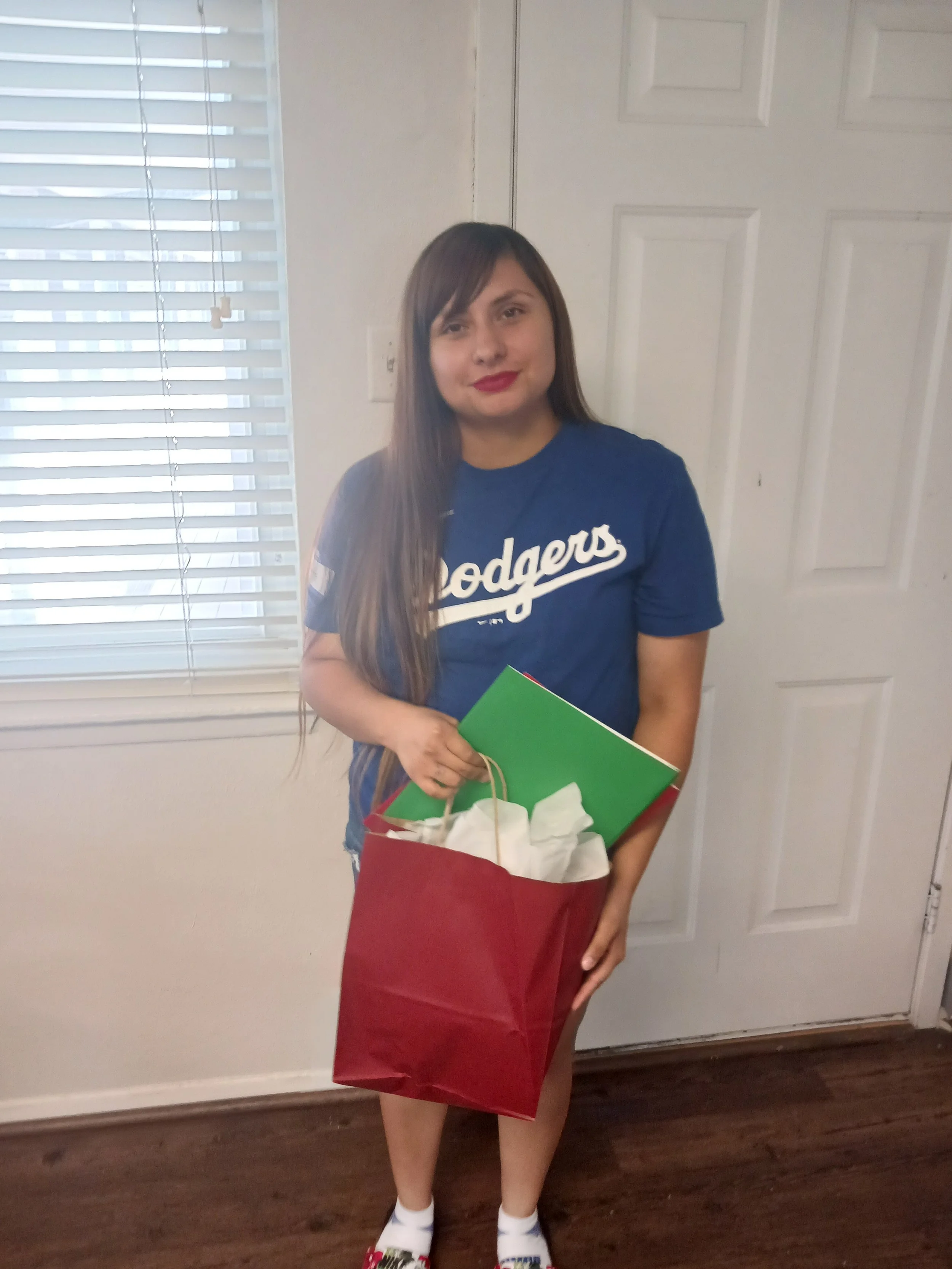 Gift Bags and Prayer Folders given to Single Mom and Children during community outreach on 9/13/25