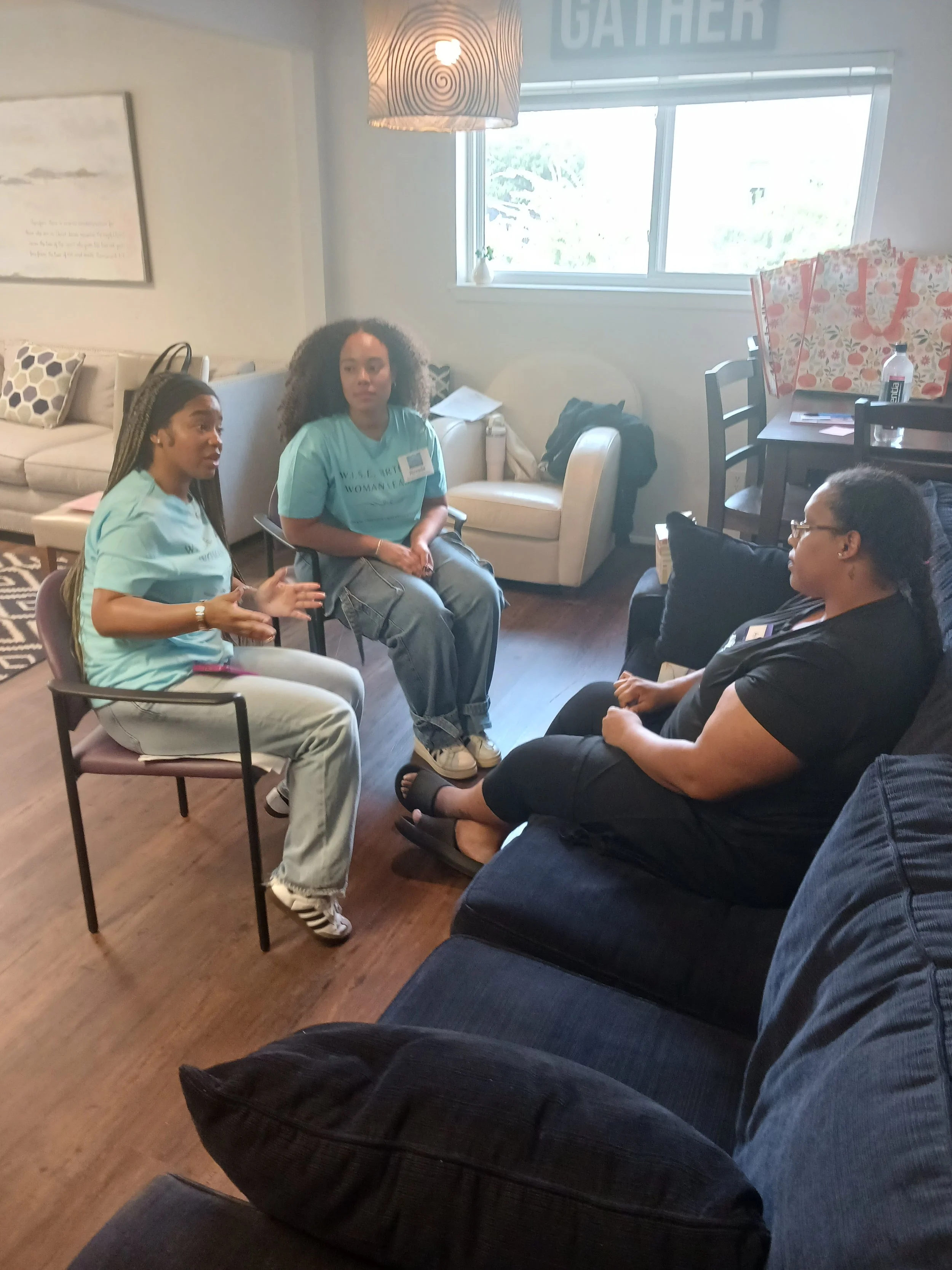 Women Empowering Women during Prayer Ministry