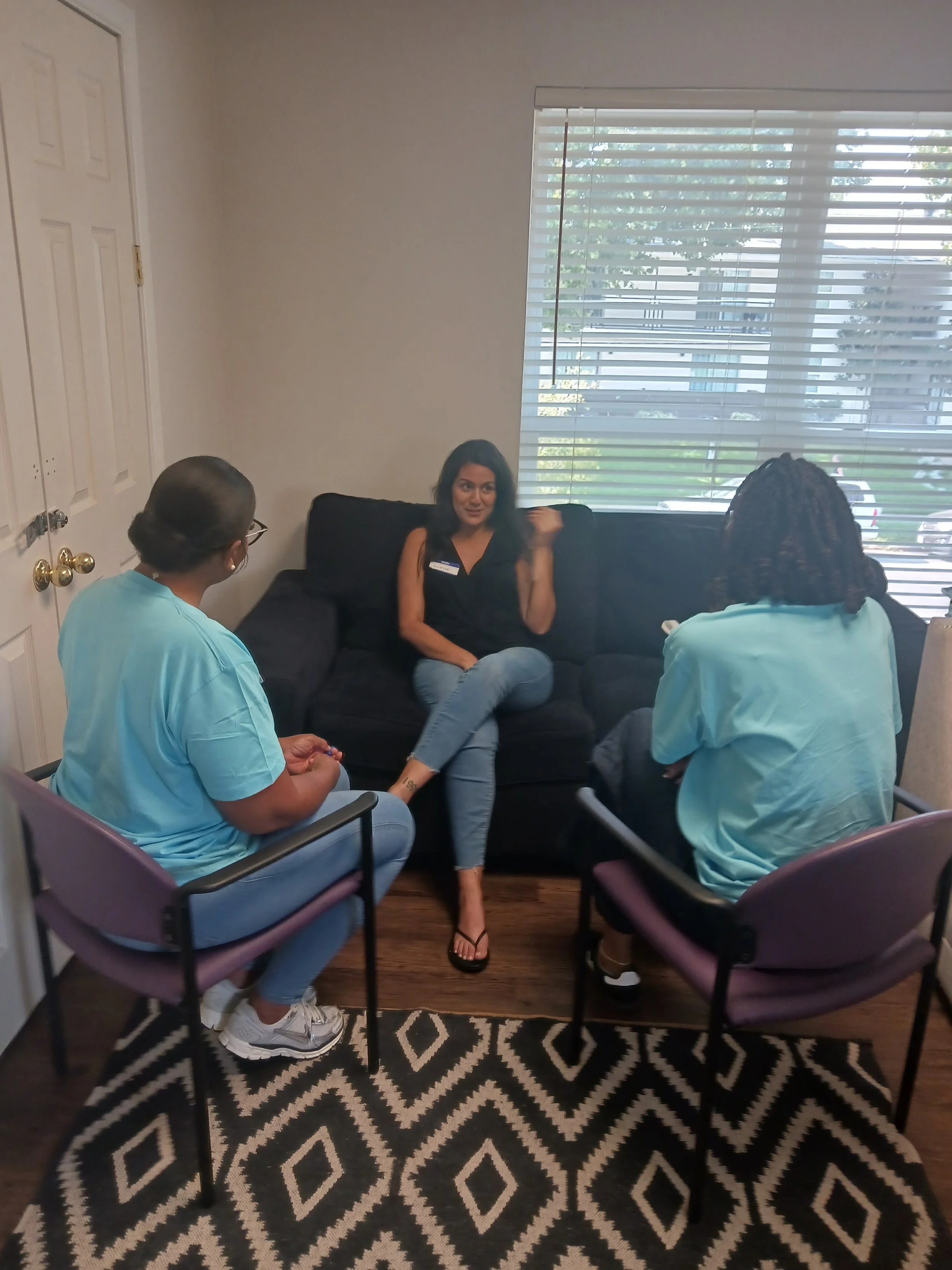 Women Empowering Women during Prayer Ministry