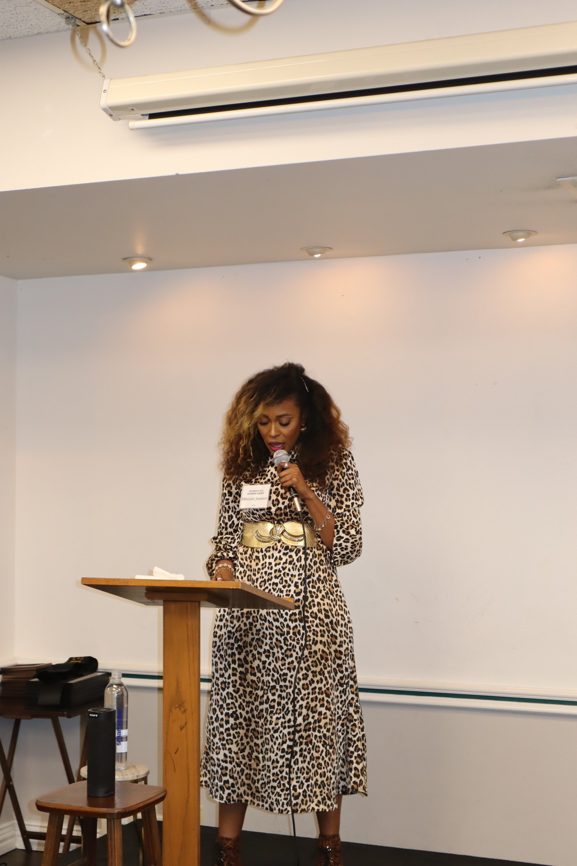 Guest Speaker:  Minister Jasmine Johnson