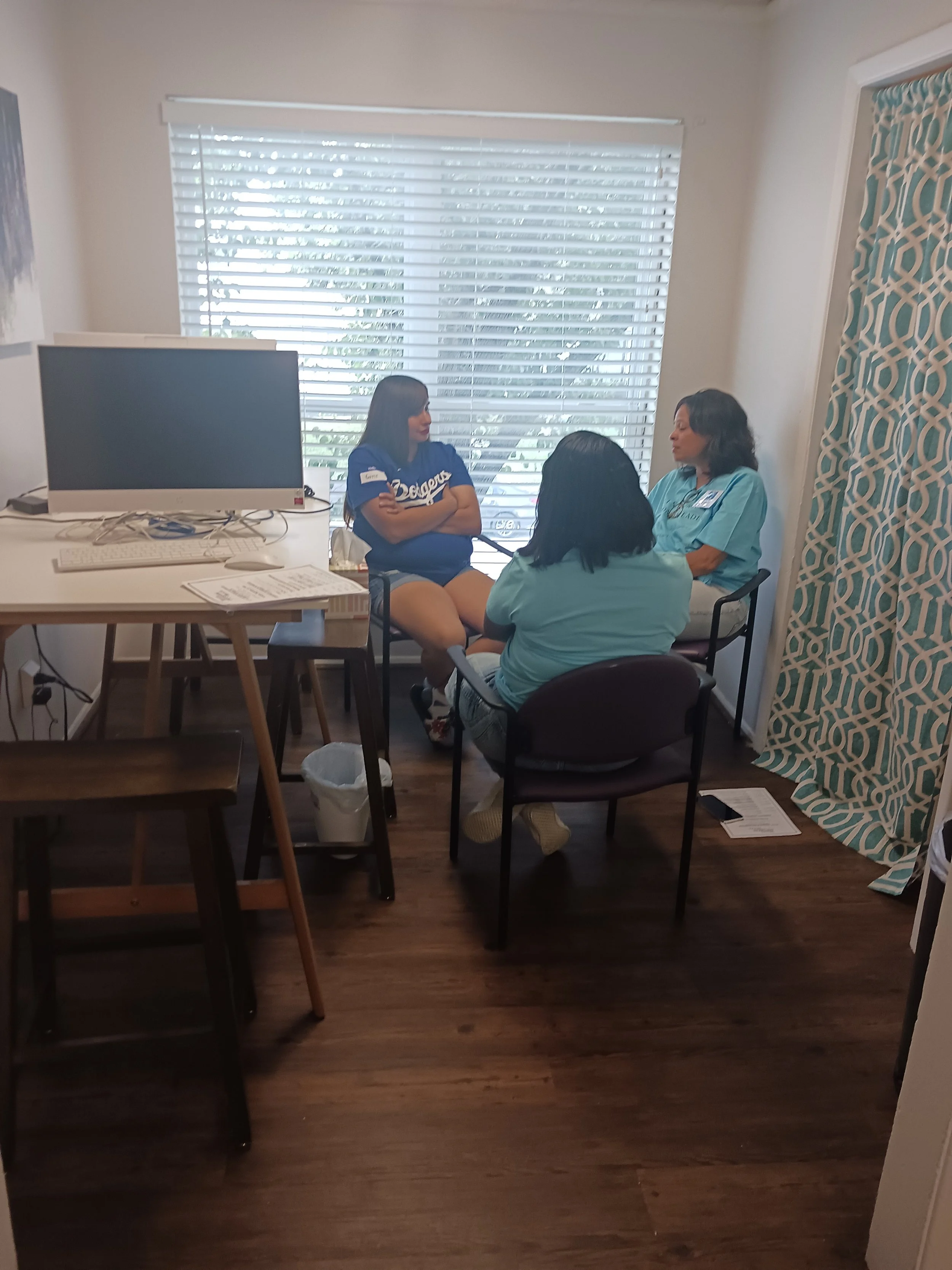 Women Empowering Women during Prayer Ministry