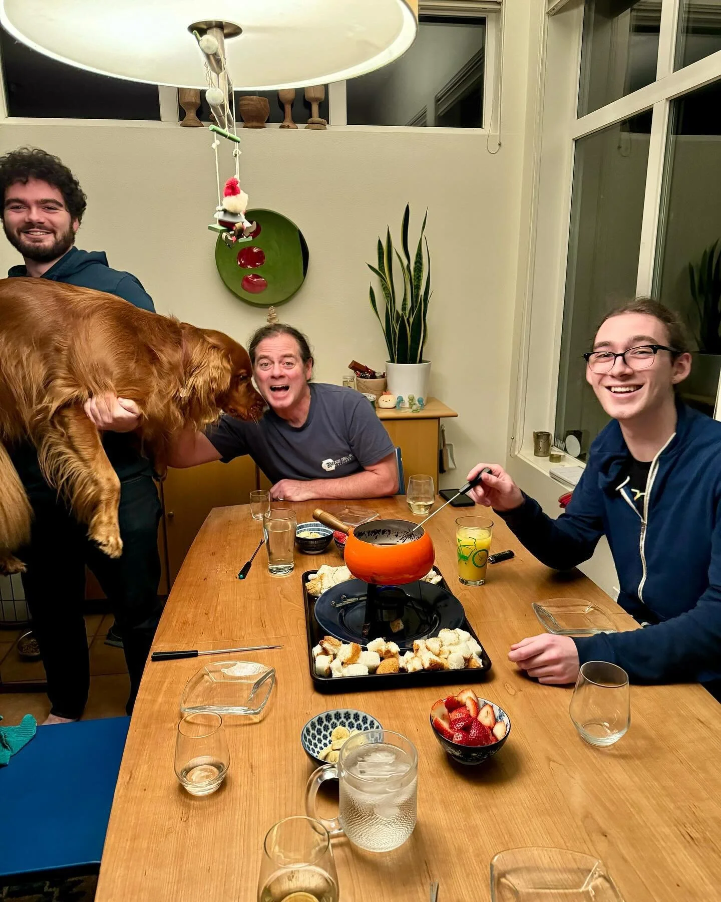 Chocolate fondue and all that good stuff!! These are the things that matter❤️.