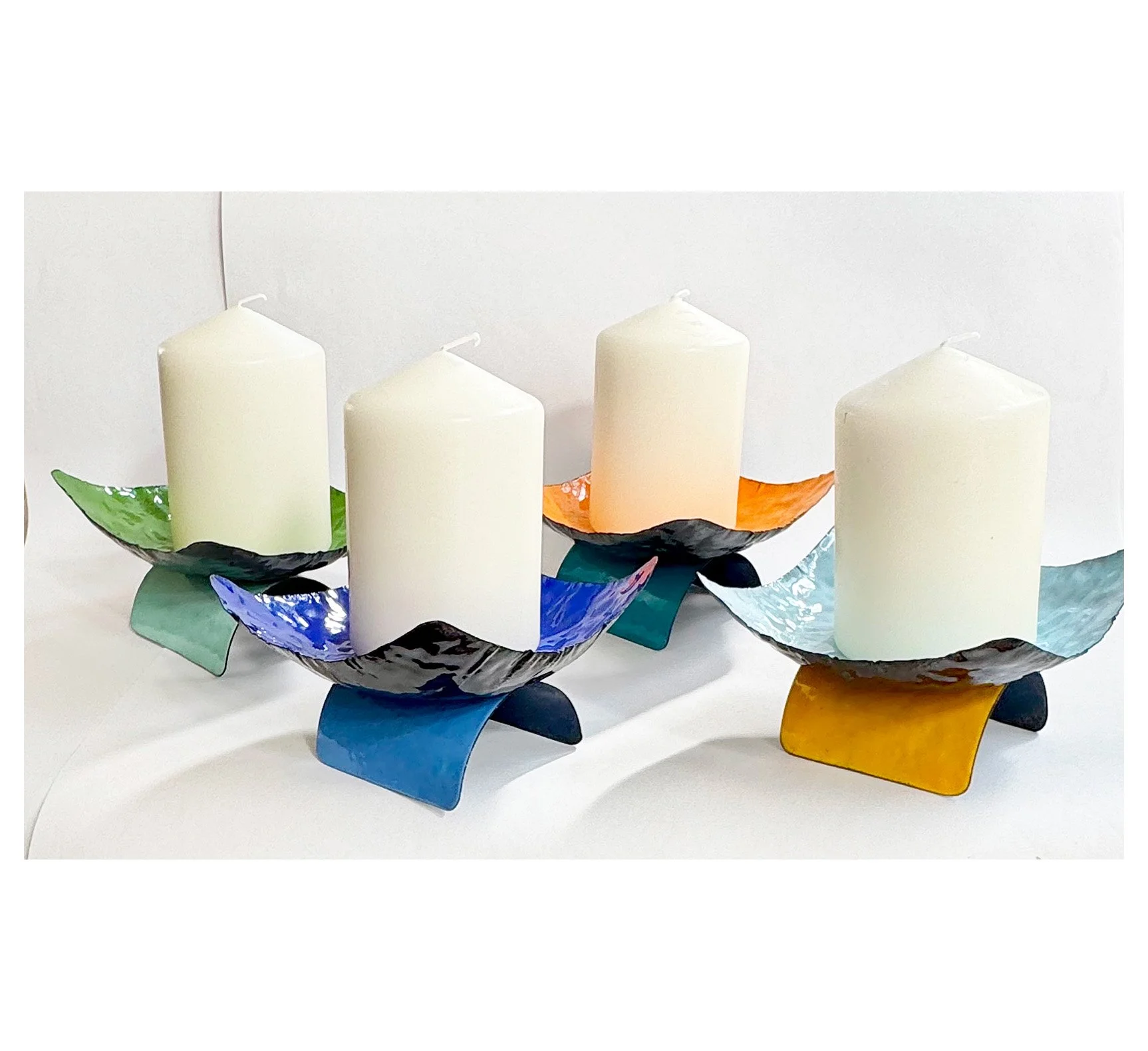 Square Stacked Candle Holder