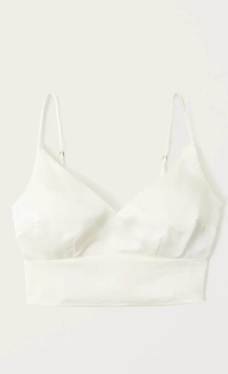 Cropped Satin Top