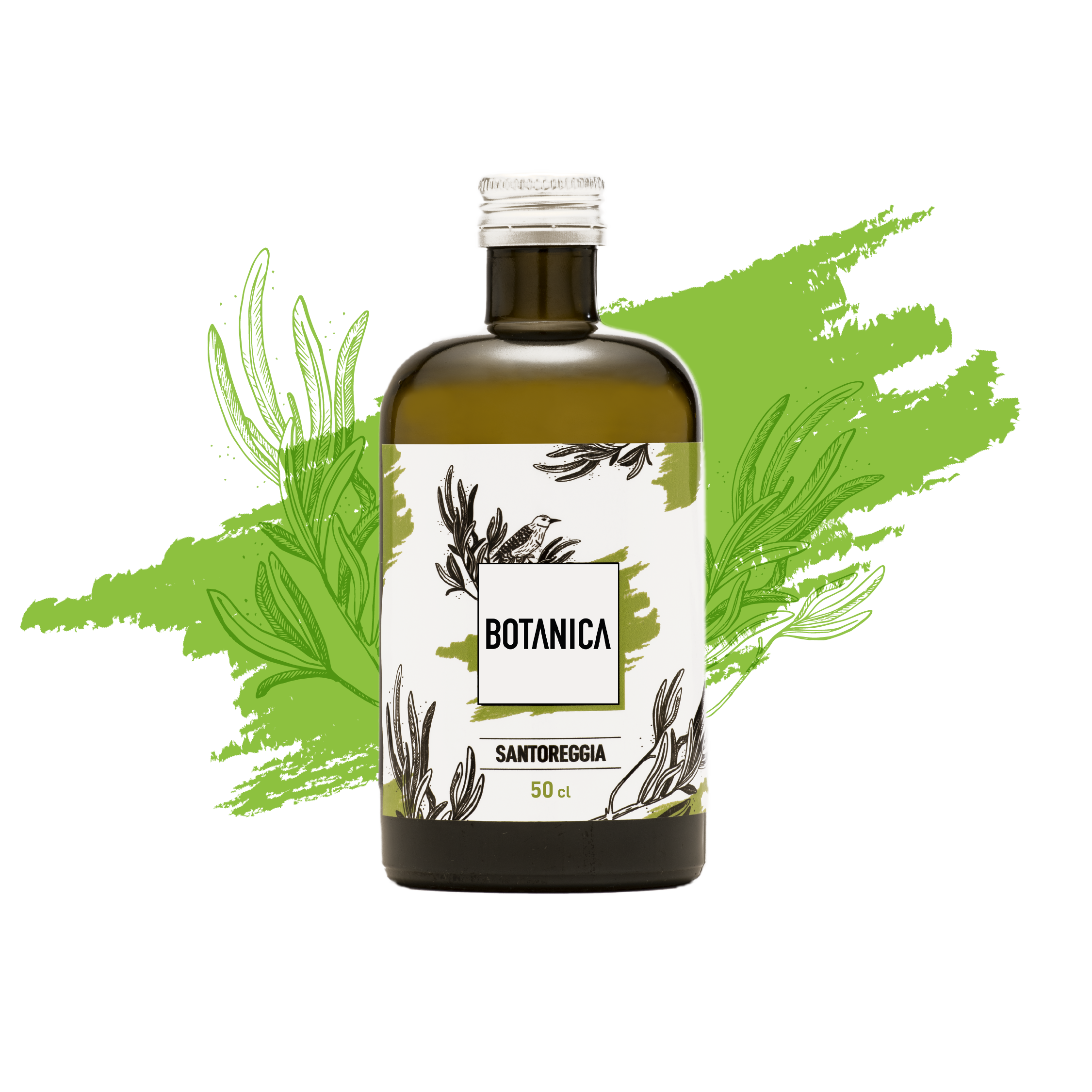 BOTANICA Savory non-alcoholic botanical extract, ultrasound-extracted, ideal for herbal mixology and alcohol-free cocktail creation.