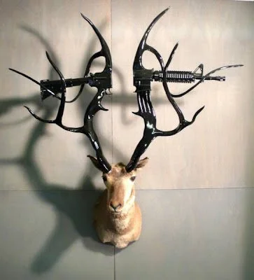Peter Gronquist's Gold-Plated Weapons & Antlers