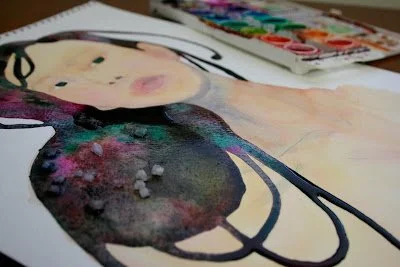 Newest Piece: Cutout Mixed Media!