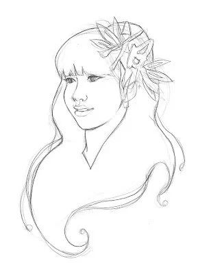 Auction piece for IAM OKC "Night" sketch