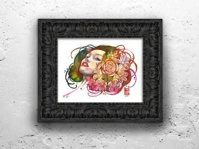 Spring -Haru- realeased as 25 ed. Signed + Numbered Giclée print.