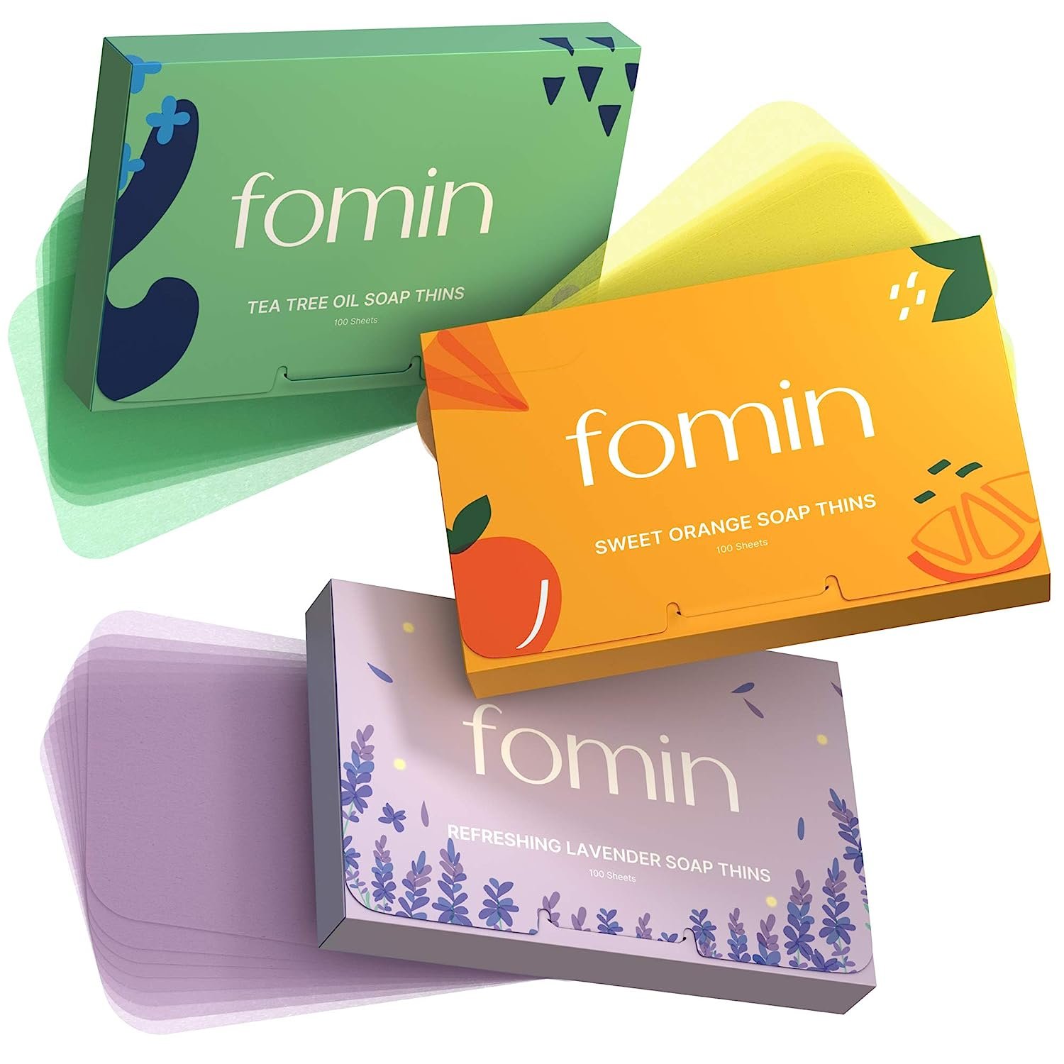 FOMIN - Antibacterial Paper Soap Sheets for Hand Washing