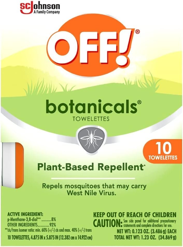 OFF! Botanicals Insect Repellent Wipes