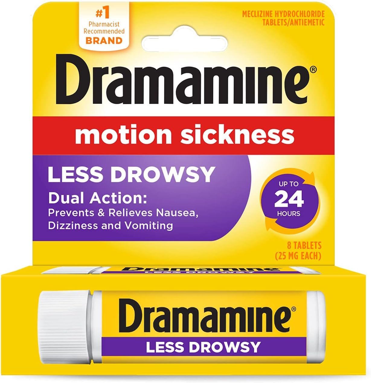 Dramamine All Day Less Drowsy Motion Sickness Relief