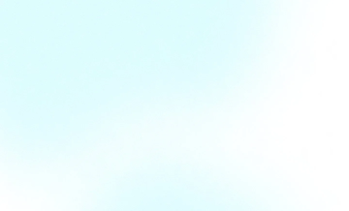 light blue gradient background - girl empowerment